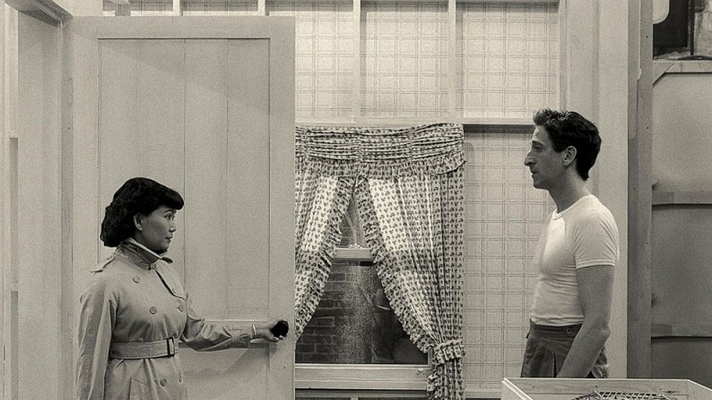 Adrien Brody (right) in Asteroid City
